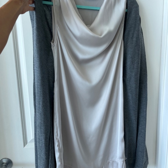 LIU JO Gray Knit Belted Cardigan | Size 40 (S/M) - Picture 3 of 6